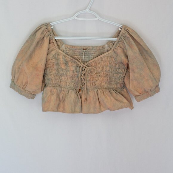 Free People • Small • Blouse • Pink w/ Blue - Picture 8 of 13